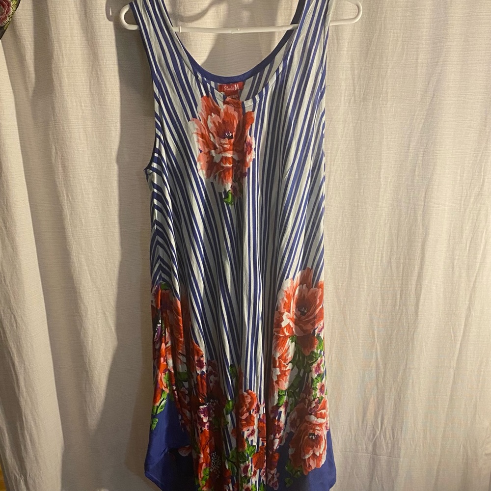 100% Rayon Colourful Summer Dress